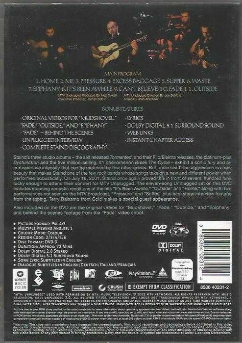 Staind - Unplugged (DVD)