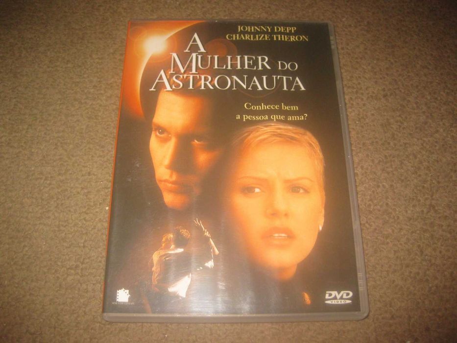 DVD "A Mulher do Astronauta" com Johnny Depp