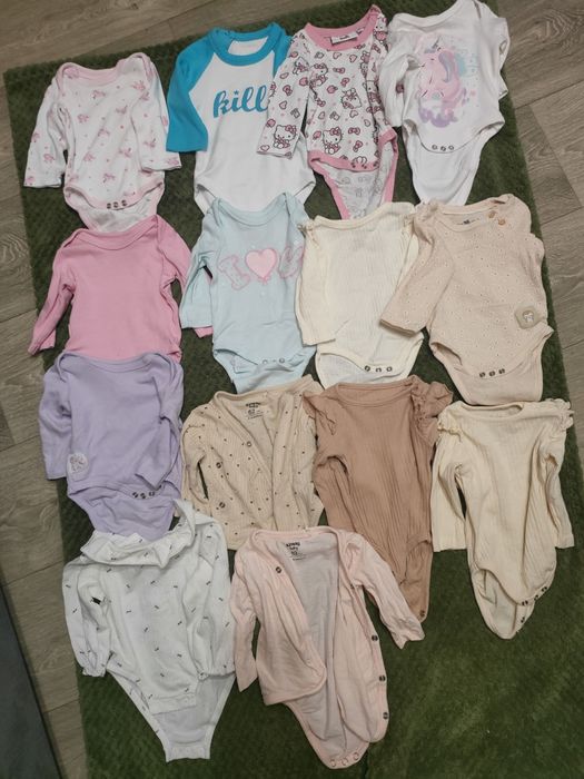 Paka ubrań dziewczynka niemowlak 62 wiosna jesien Pepco sinsay