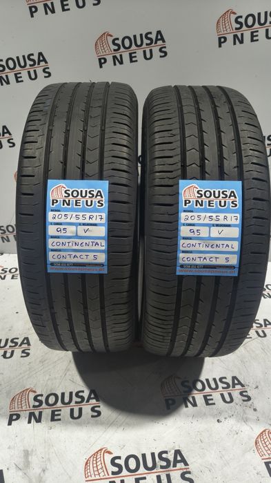 2 pneus novos 205-55R17 Continental - Oferta dos Portes