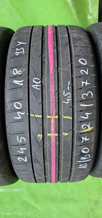 2szt opony letnie używane 245/40R18 Hankook Ventus S1 Evo2 AO Warszawa