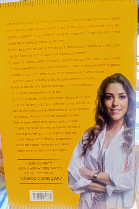 Livro "Dieta 1 ,2,3" perca 5kg, 5-10kg, mais de 10k