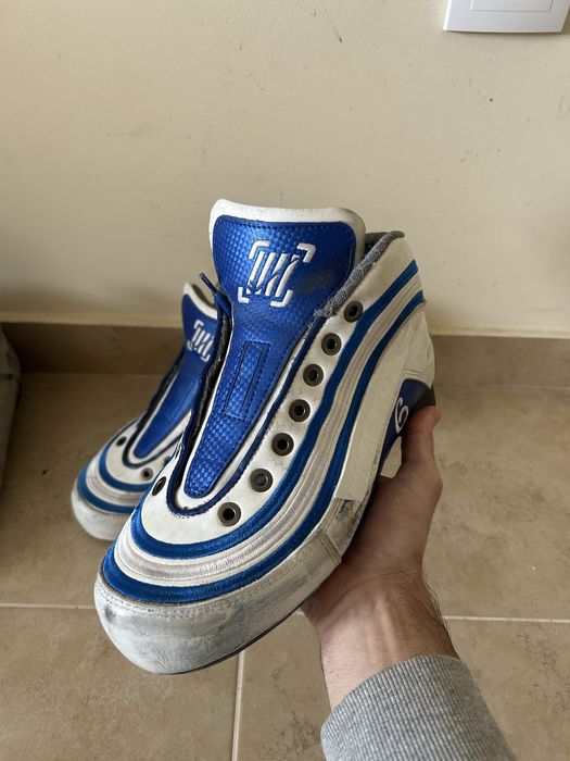 Botas de hóquei em parins