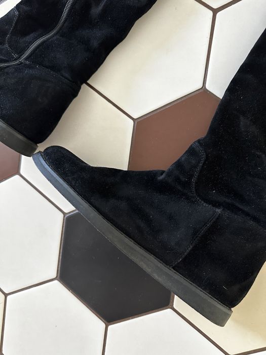 Ботфорти натуральна замша зимові Attizzare