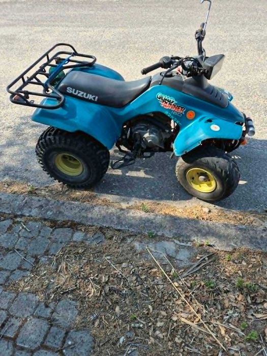 Moto 4 Suzuki LT 160 com matrícula + reboque