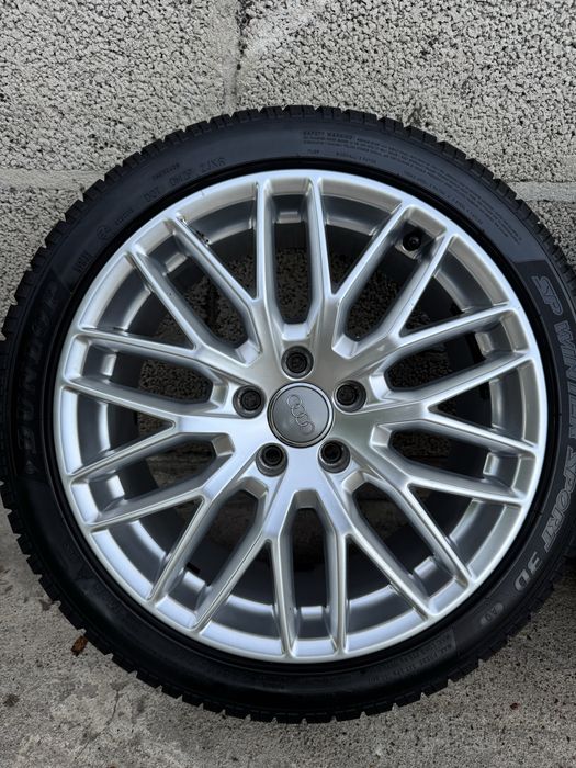 Oryginalne Koła Zimowe R18 5x112 Audi A3 A4 B8 B9 A6 C6 C7 C8 Q3 Opony 245/40/18