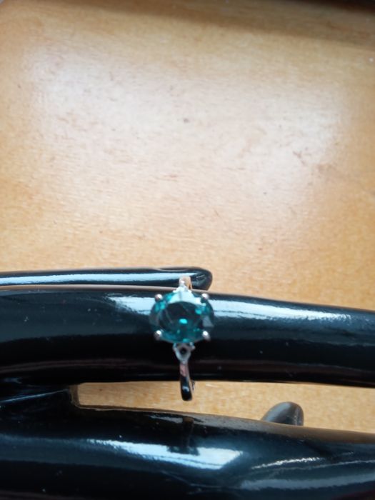 Anel em Prata 925 com Safira Certificada