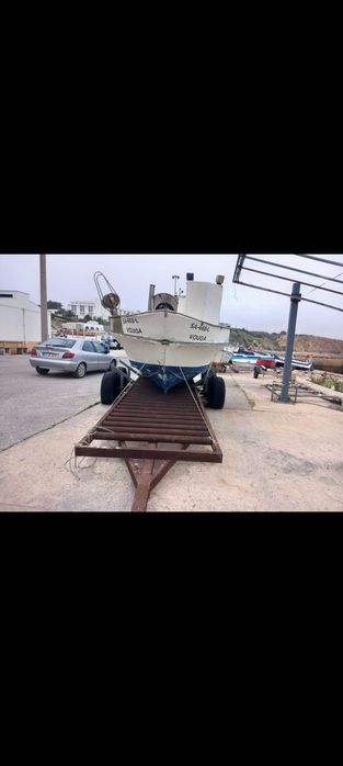 Barco fibra pesca