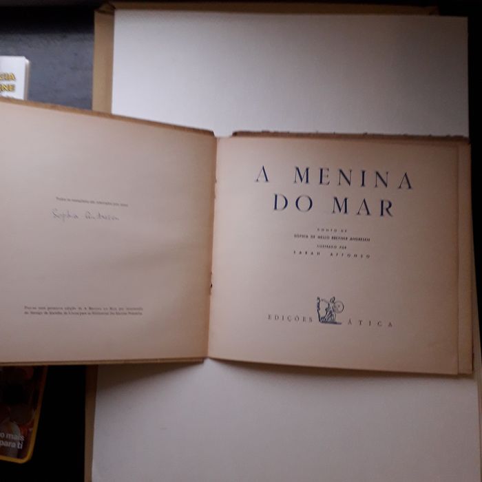 A menina do Mar - primeira edição, 1958