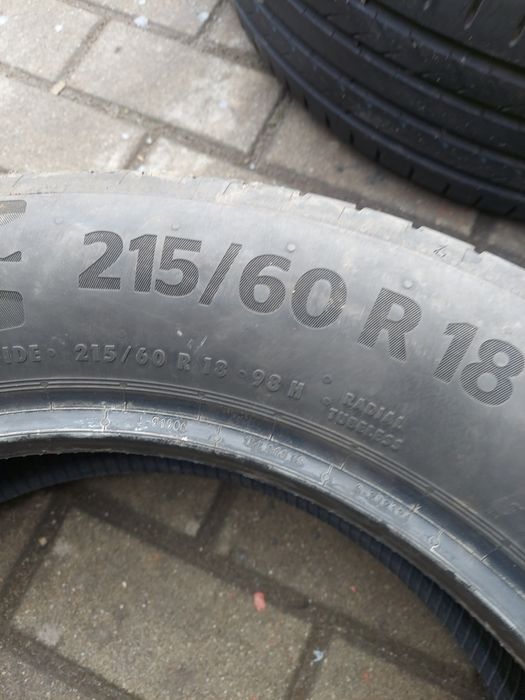 4x opony letnie 215 60 R18 98H Continental nowe! Przebieg 350km 2024r.