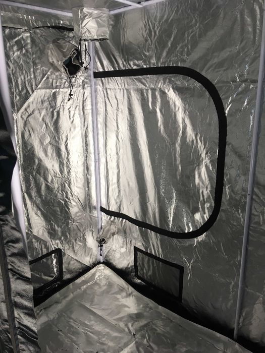 tenda de cultivo dark box - armário 240 * 120 * 200 cm
