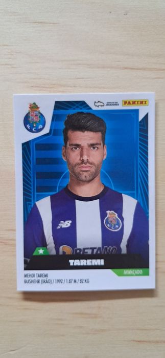 Cromo futebol de Taremi(Liga Portuguesa)da Panini