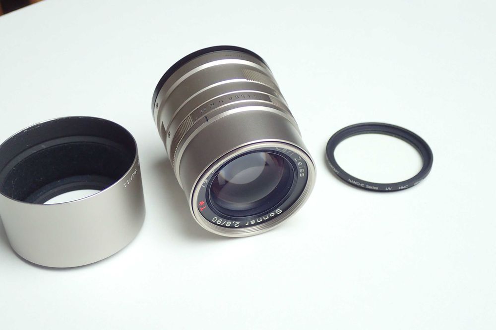 Contax G2 + 2 obiektywy + torba Billingham