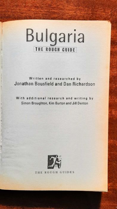 livro: "Bulgaria - The Rough Guide"