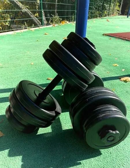 АКЦИЯ Разборные гантели 2 шт по 16 кг