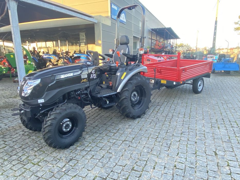 Reboque atrelado basculante hidraulico matriculado