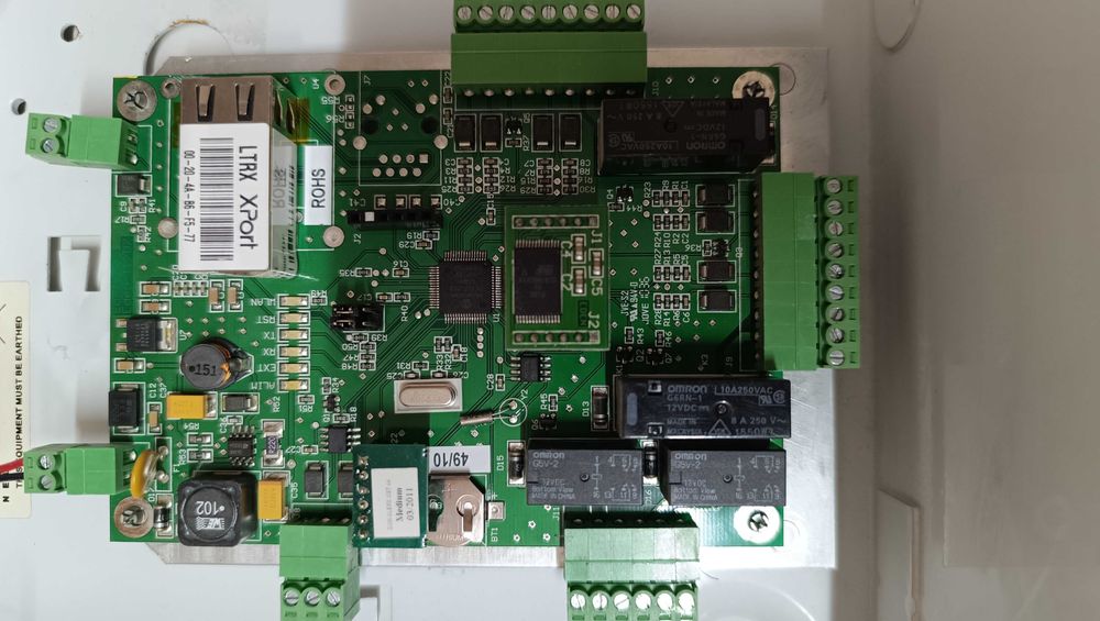 Placa Controlo Acessos + Fonte Alimentação