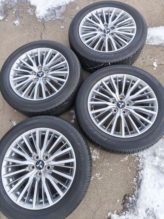 Диски Mitsubishi Outlander R18(5*114,3)+225/55/18 шини літні Yokohama