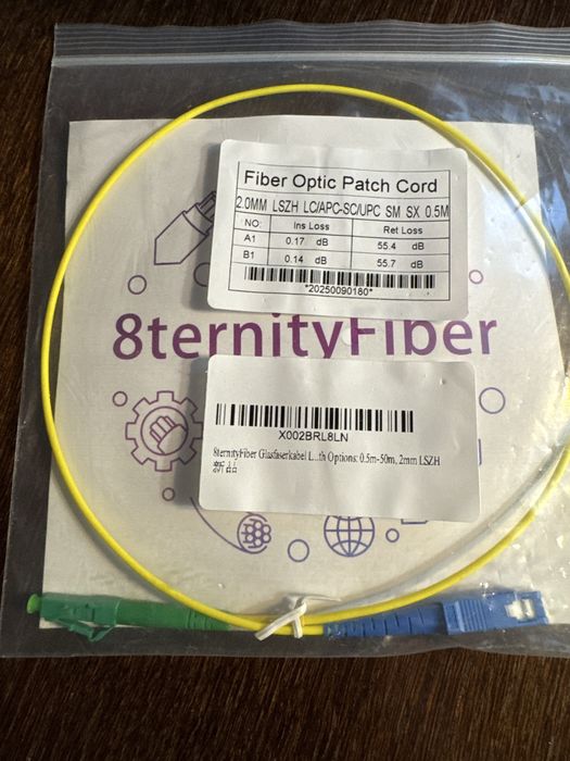 kabel światłowodowy typu patchcord marki MicroConnect