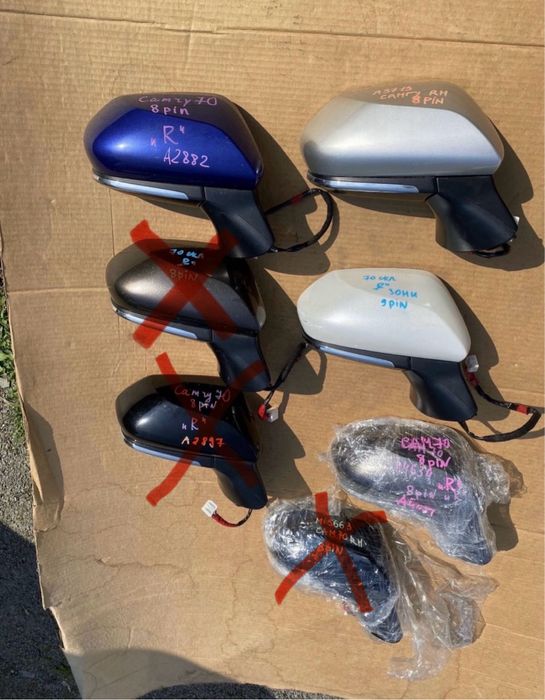 Зеркало дзеркало правое Toyota Camry Тойота 70 Камри Кемри камрі