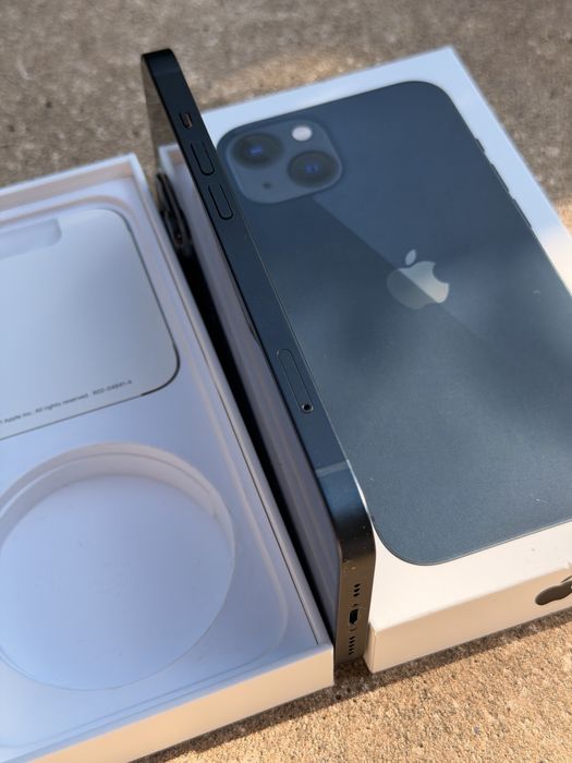 iPhone 13 Czarny - z pudełkiem, kondycja 97%, ładny stan