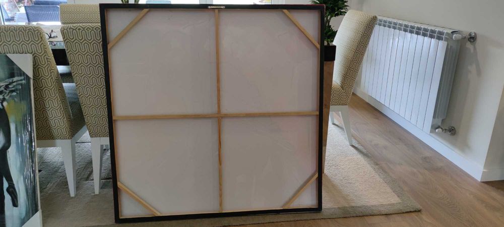 Quadro  1m x1m motivo bailarina. Óleo sobre tela