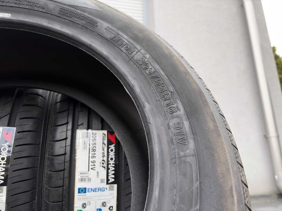 4szt letnie 205/55R16 Yokohama BluEarth 91V B,A,71db prod. 2025r gwar