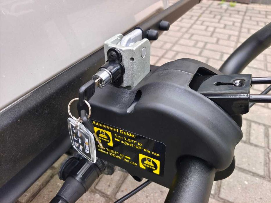 HIT Taurus Basic Plus 3 - bagażnik na hak na 3 rowery ODCHYLANY 13 pin