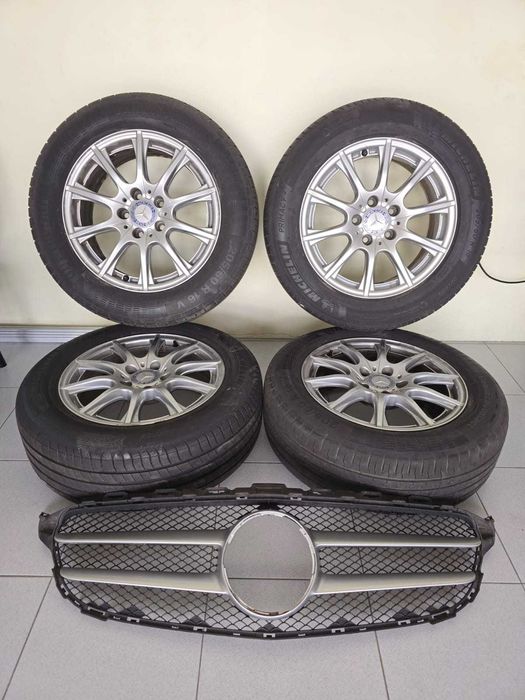 Jantes 16 e Pneus Mercedes 5x112 205/60/16 e Grelha Mercedes W205