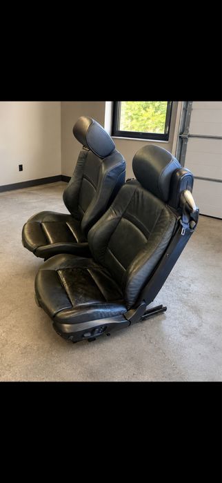 BMW E93 E92 fotele skórzane elektryczne pamięć komplet 2 szt.