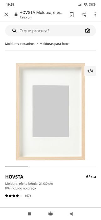 Moldura IKEA 21x3064309936452995120