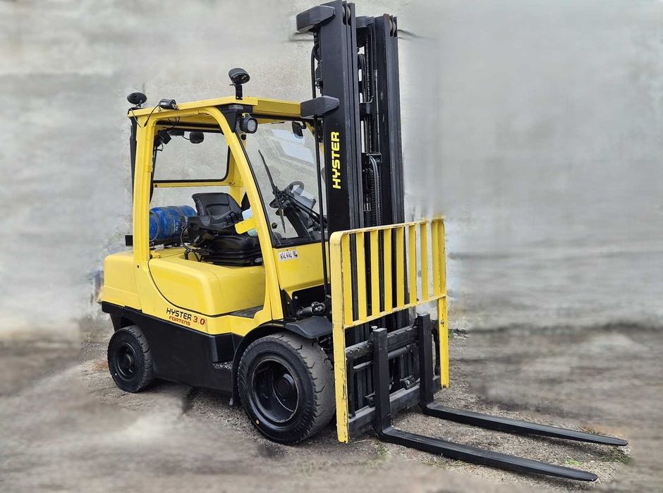 Hyster 3000kg • TRIPLEX 580cm • waga elektroniczna • wózek widłowy
