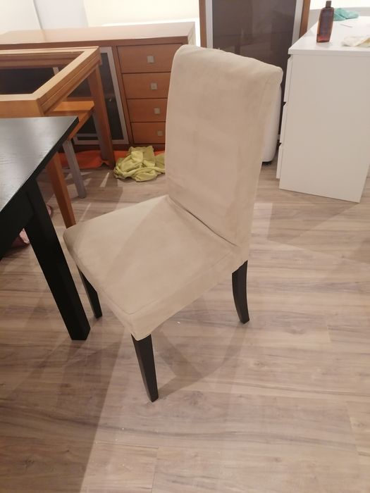 Mesa EXTENSIVEL 140/180/220 + 1 cadeira HENRIKSDAL  - Ótimo estado