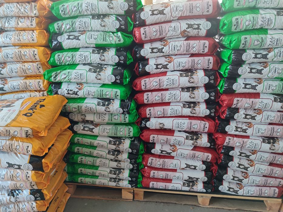 Корм для собак шинка, курка, баранина. Thank'Q 10кг. Собачий корм