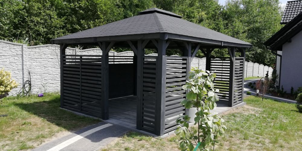 Altanka  5x4m Altana ogrodowa drewutnia domek