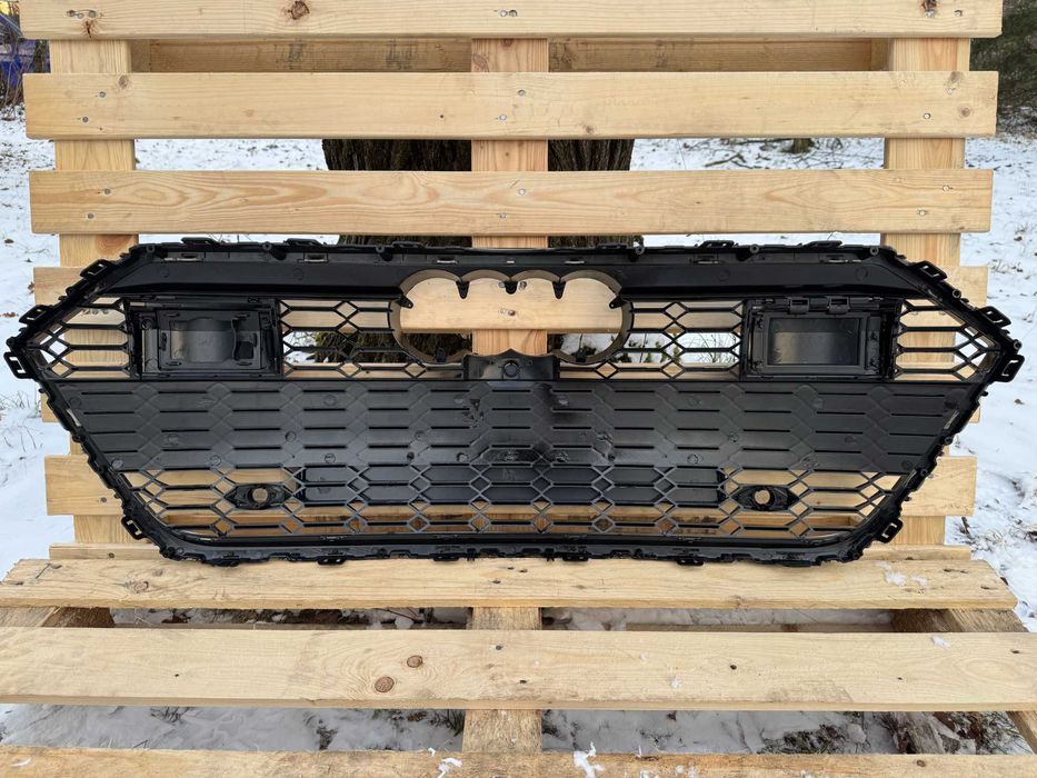 Grill Atrapa Audi A7 C8 18-22 styl RS7 ALL BLACK camera, ACC