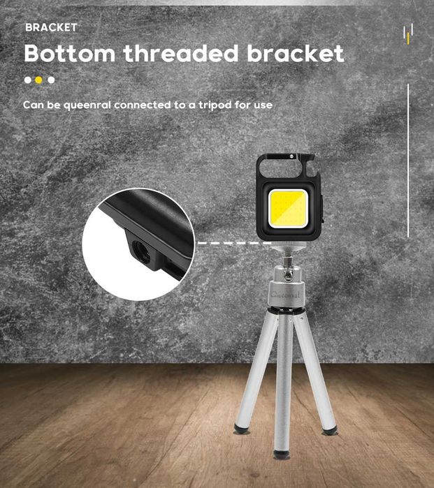 przenośna latarka z breloczkiem