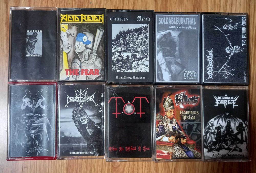 Cassetes Heavy Black Death Thrash Metal