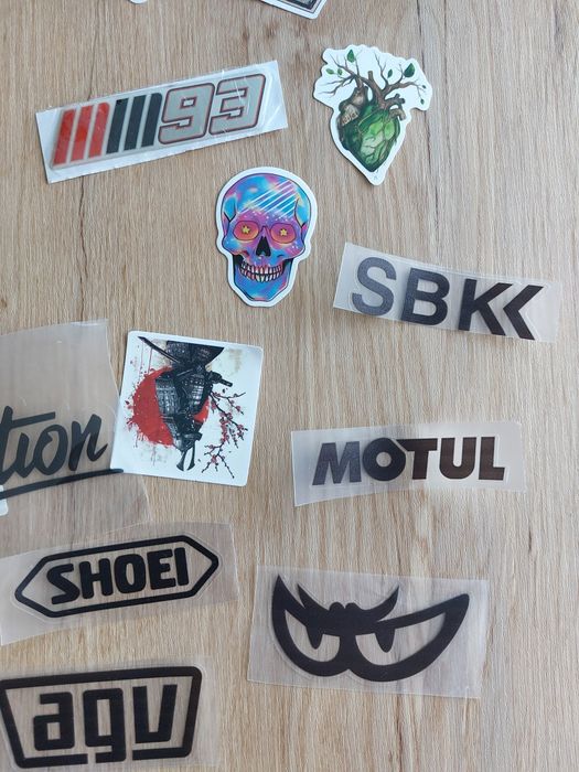 Autocolantes de capô e outros, preço do conjunto