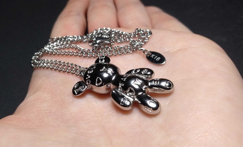 Naszyjnik Srebrny Miś – Teddy Bear.