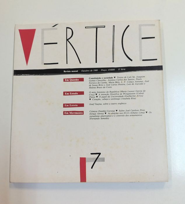 Revista Vértice, n ° 7