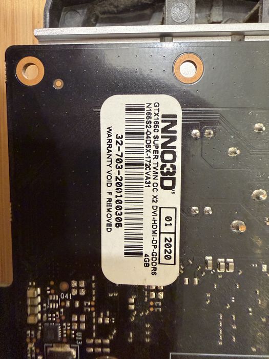 INNO3D GeForce GTX 1650 Super Twin X2 OC 4GB