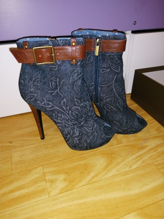 Джинсовые стильные ботильоны 37 размер