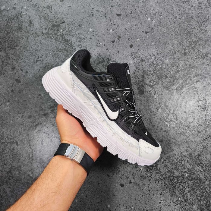 Кросівки Nike P-6000 чорно-білі розміри 36-41