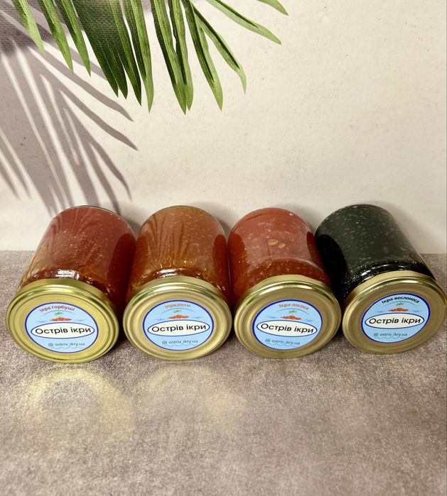 Червона ікра красная икра акція чорна ікра веслоноса черная 1+1=3