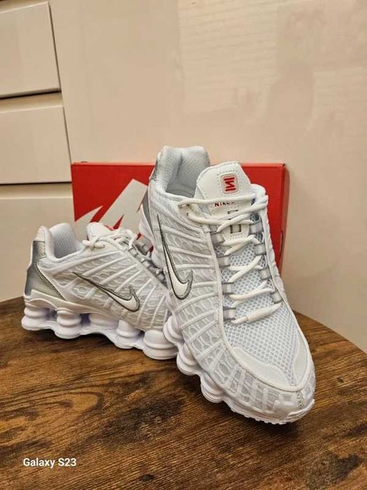 Nike Shox TL, Białe .44