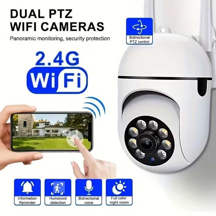 Câmara com  WIFI 1080P Full HD, para interior/exterior- Novo