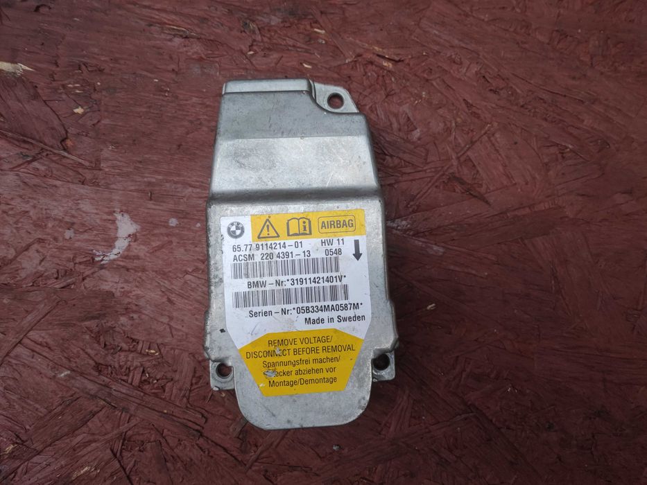 BMW E60 / E61 ORYGINALNY Sterownik poduszek pow. Airbag Europa