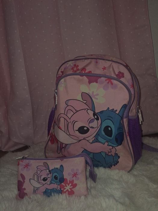 Mochila pars a escola com estojo