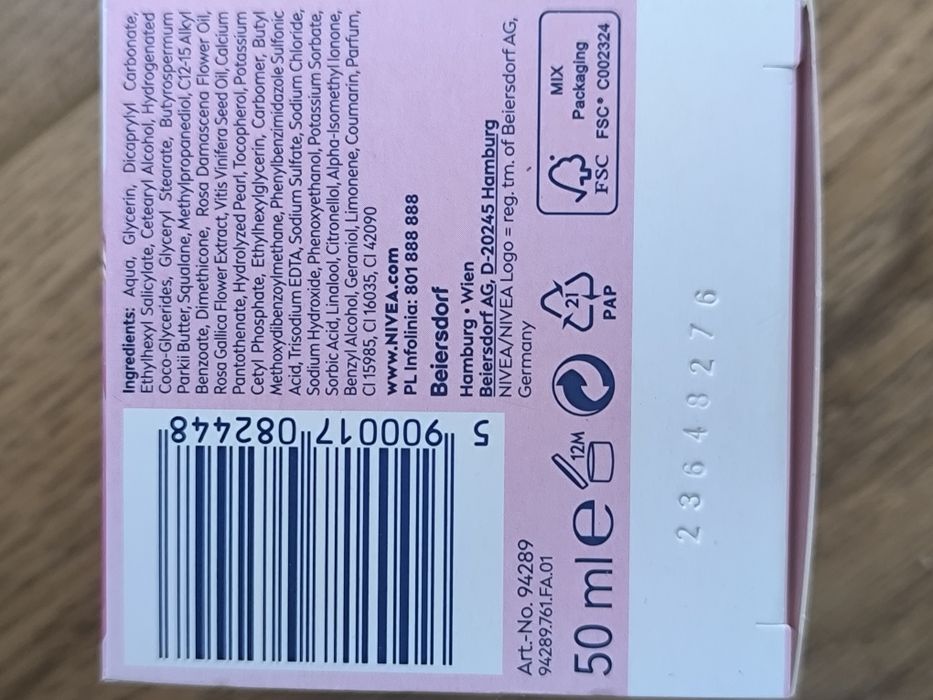 Nivea 50ml krem przeciwzmarszczkowy 2sztuki
